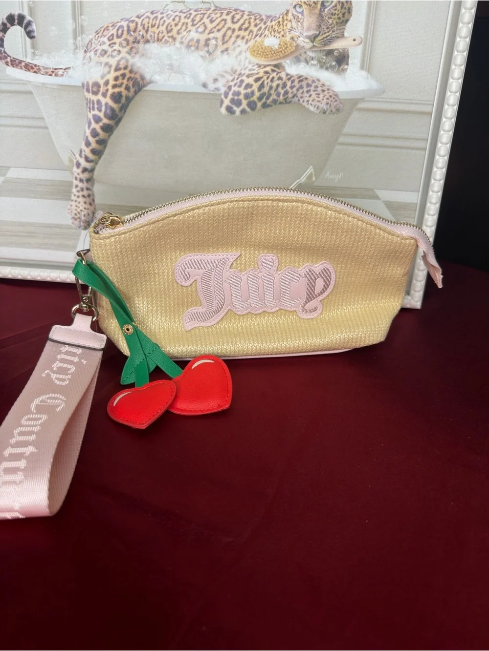 Juicy Couture Pouch with Cherry Charm